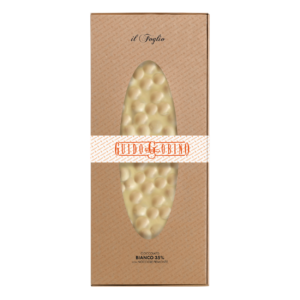 FOGLIO WHITE CHOCOLATE BAR WITH HAZELNUTS 900g