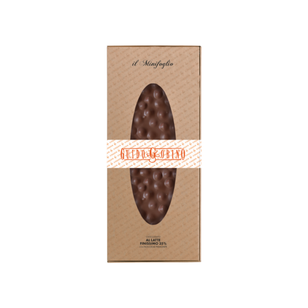 MINIFOGLIO MILK CHOCOLATE BAR WITH HAZELNUTS 300g