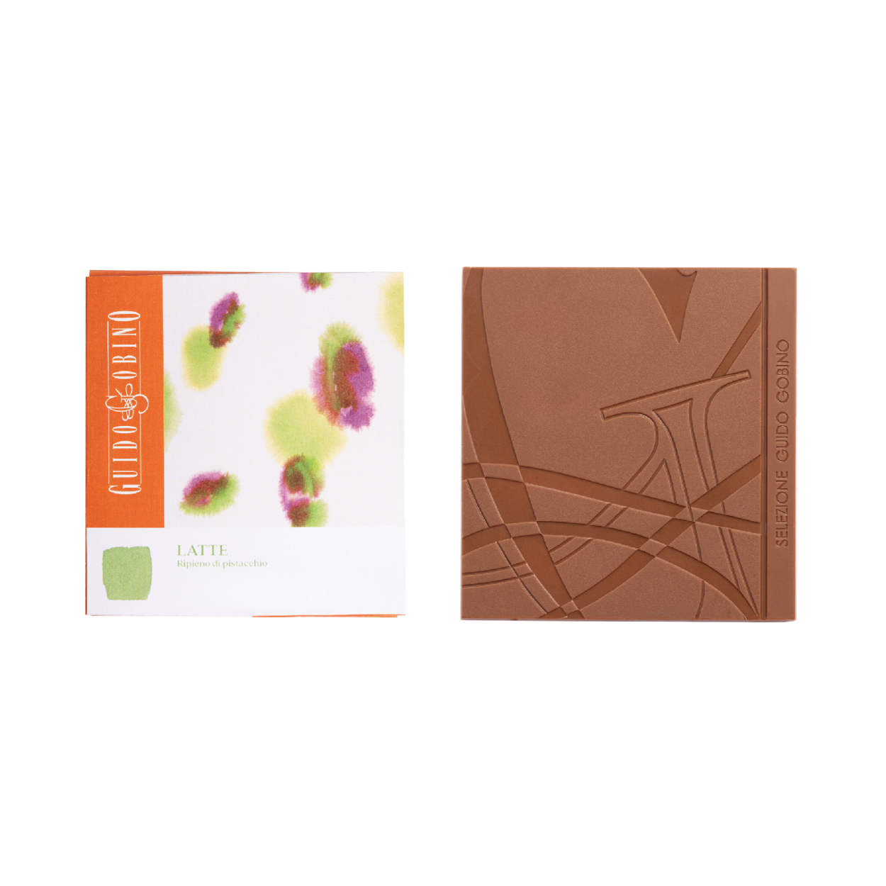MILK CHOCOLATE BAR WITH PISTACHIO FILLING 70G - Image 3