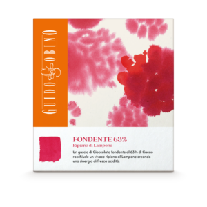 DARK CHOCOLATE BAR WITH RASPBERRY FILLING 70g